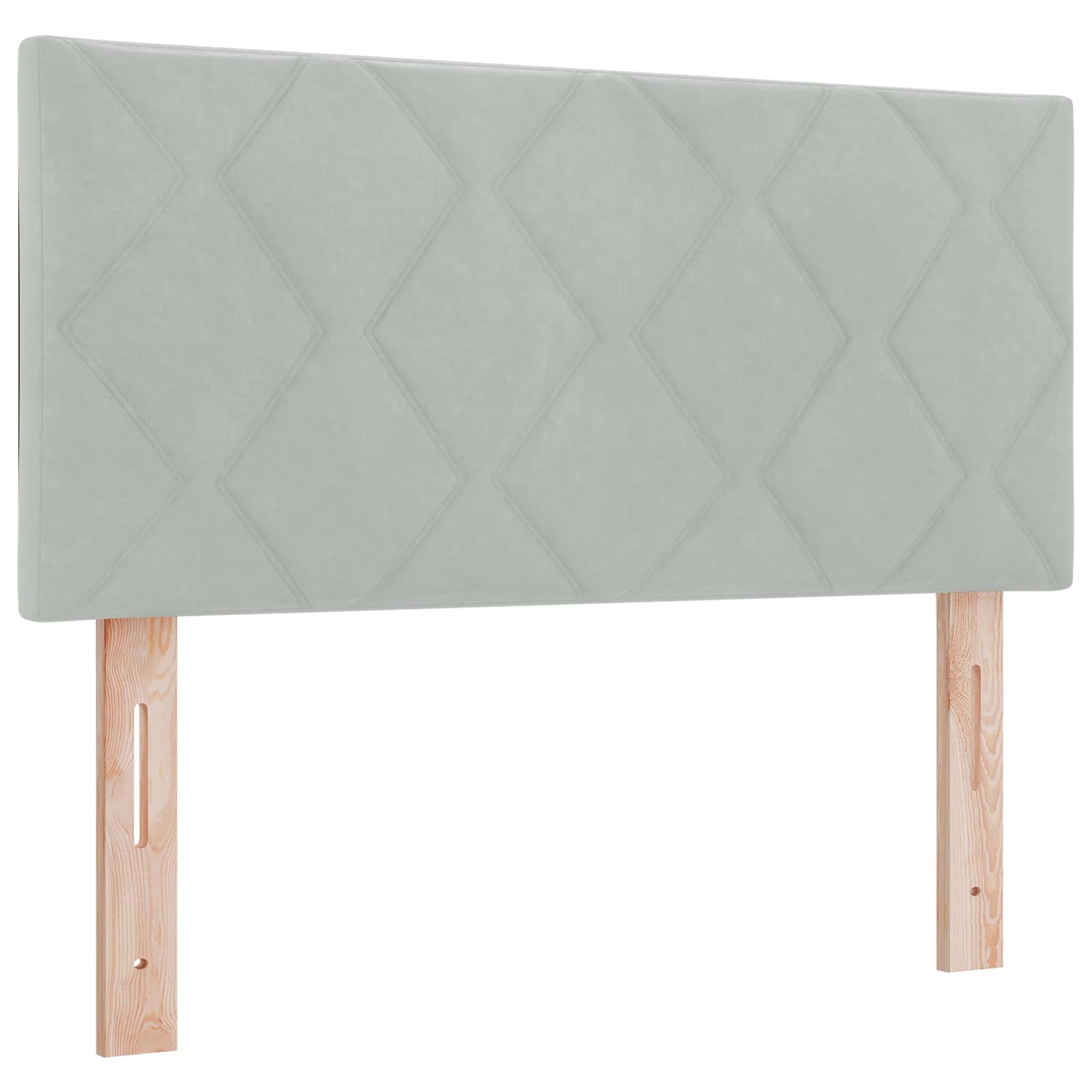 Ottoman Bed met Matrassen en LED Lichtgrijs 120 x 190 cm – afbeelding 3