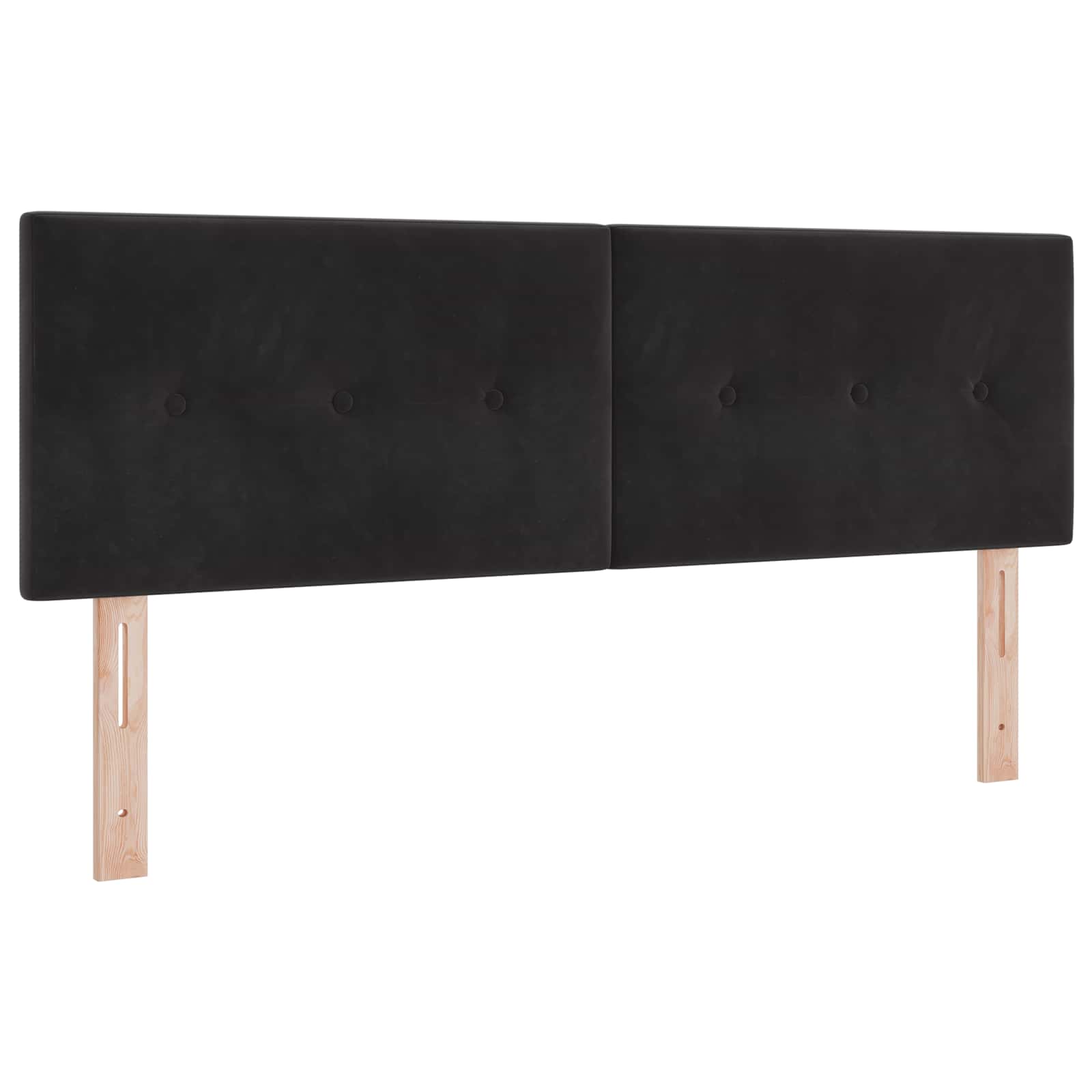 Ottoman Bed met Matrassen en LED Zwart 160 x 200 cm fluweel – afbeelding 3