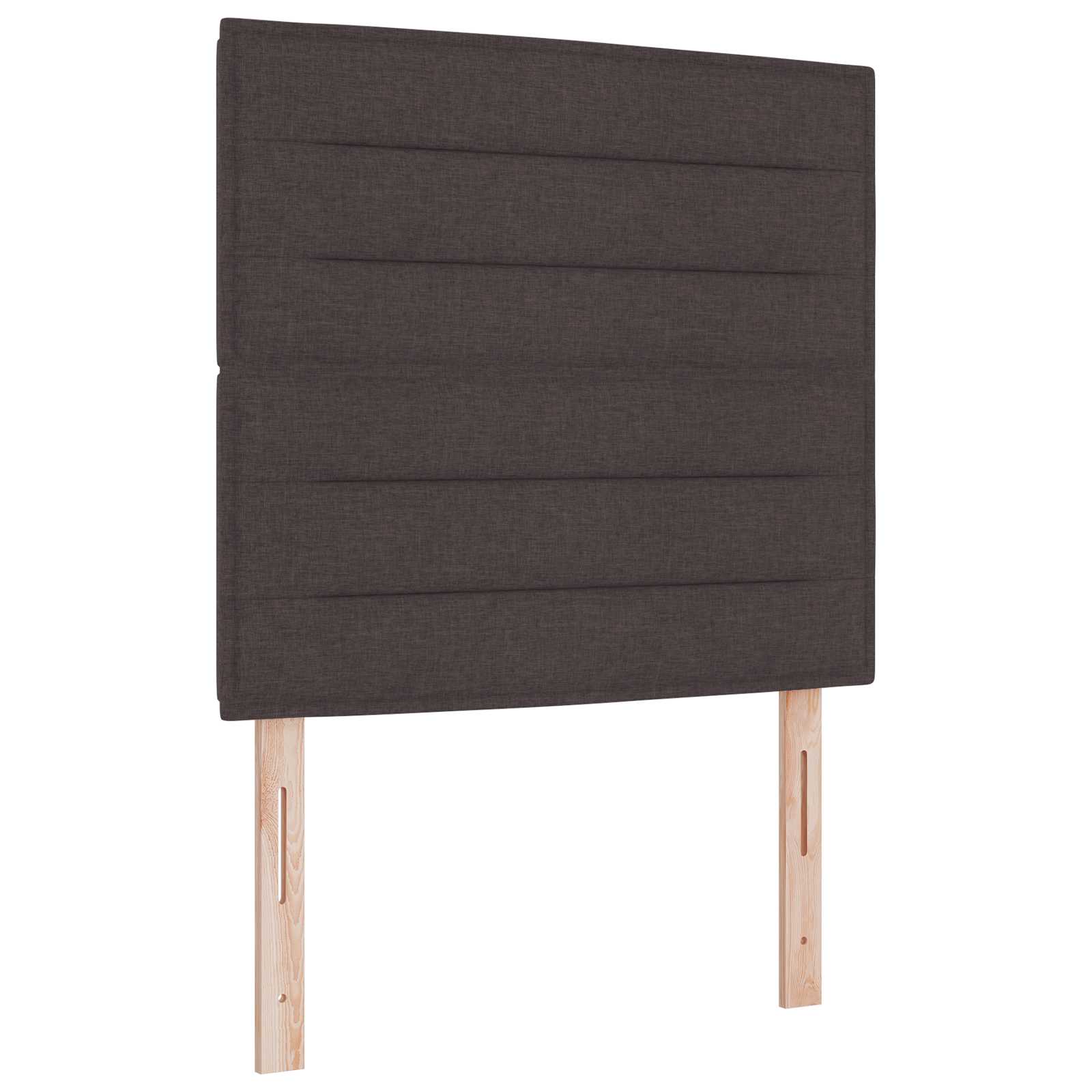 Ottoman bed met matras Donkerbruin 120 x 190 cm Stof – afbeelding 3
