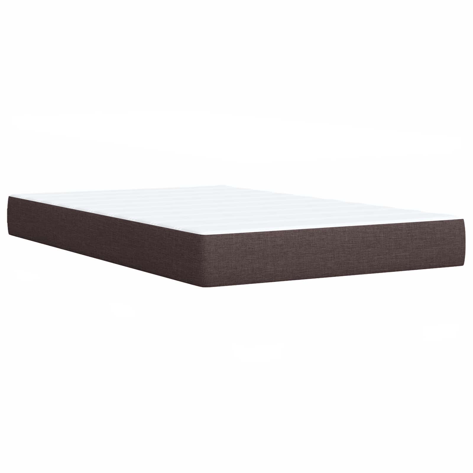 Ottoman bed met matras Donkerbruin 120 x 190 cm Stof – afbeelding 6