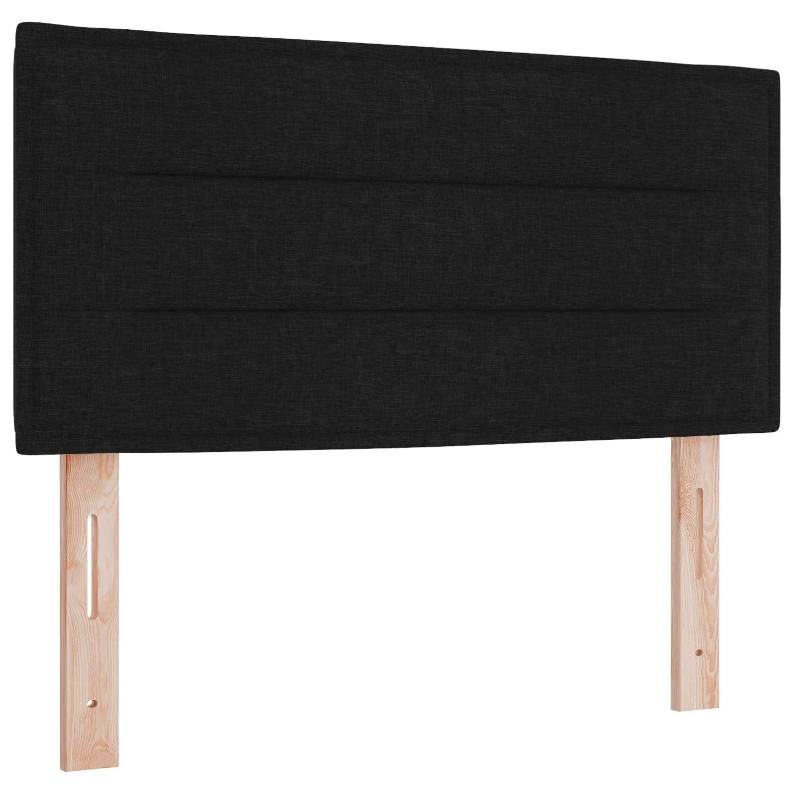 Ottoman Bed met Matrassen en LED Zwart 120 x 190 cm Stof – afbeelding 3