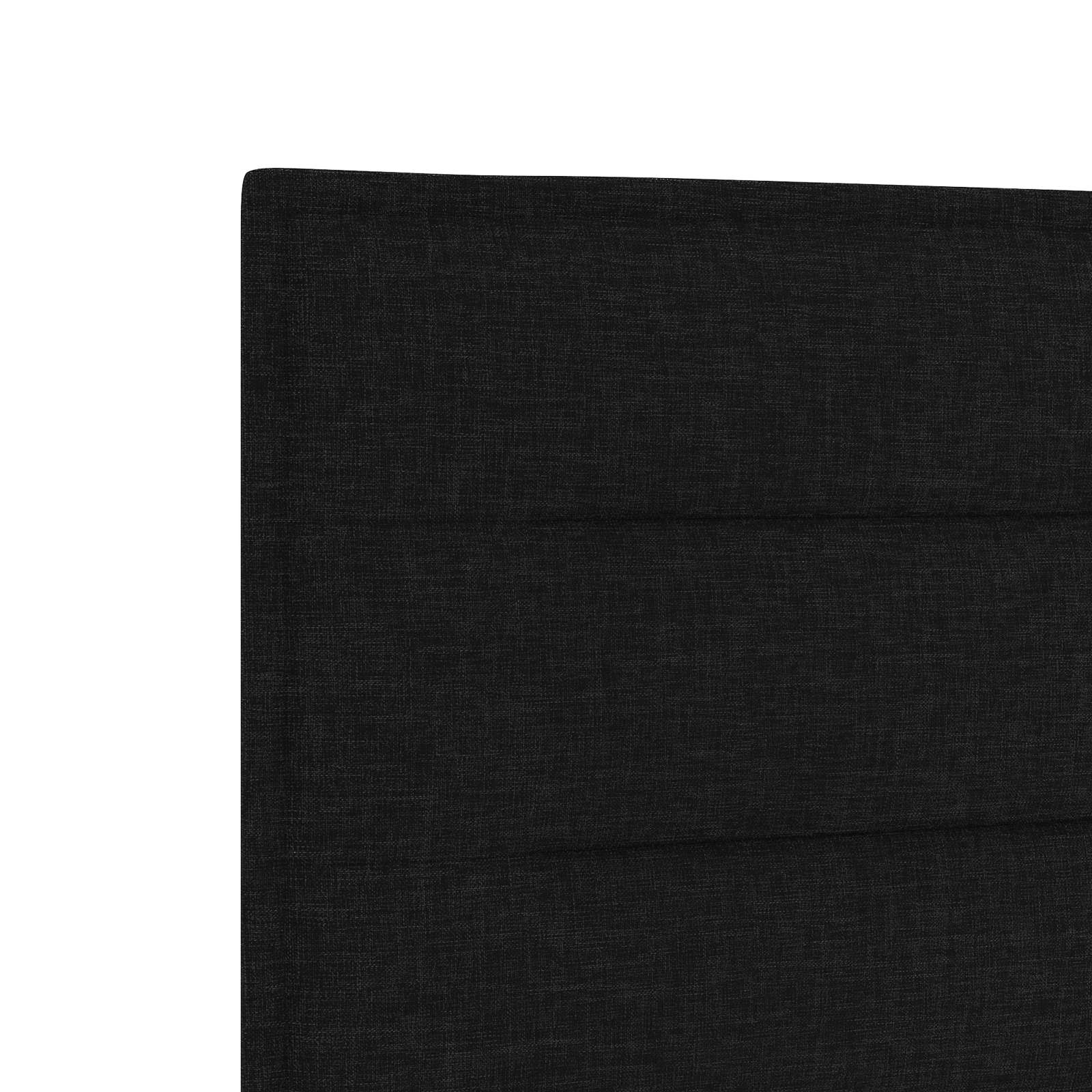 Ottoman Bed met Matrassen en LED Zwart 120 x 190 cm Stof – afbeelding 9