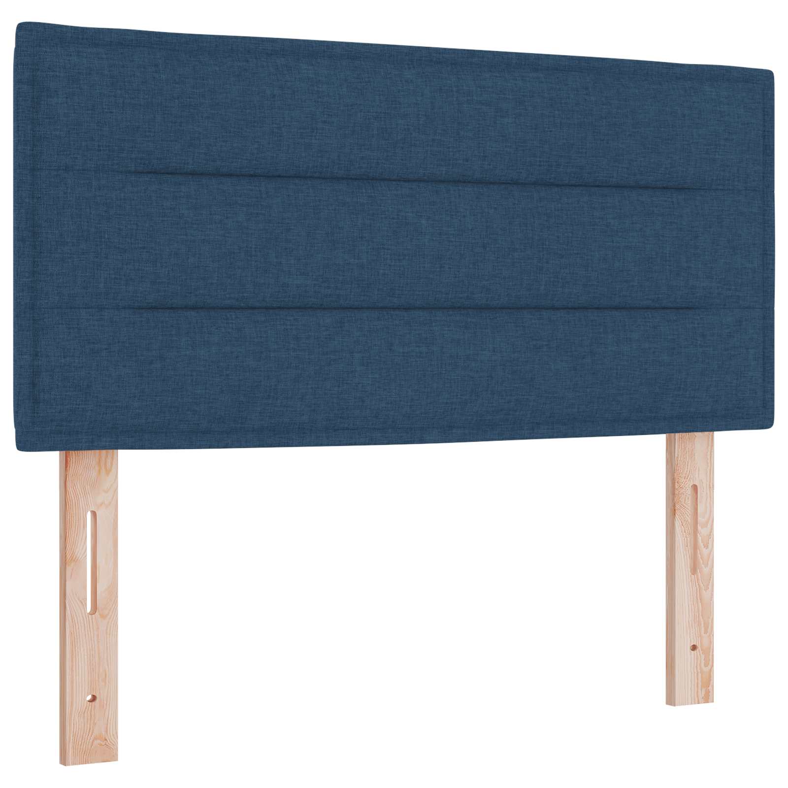 Opbergbed met matras met hoofdeinde Blauw 90 x 200 cm fluweel – afbeelding 3