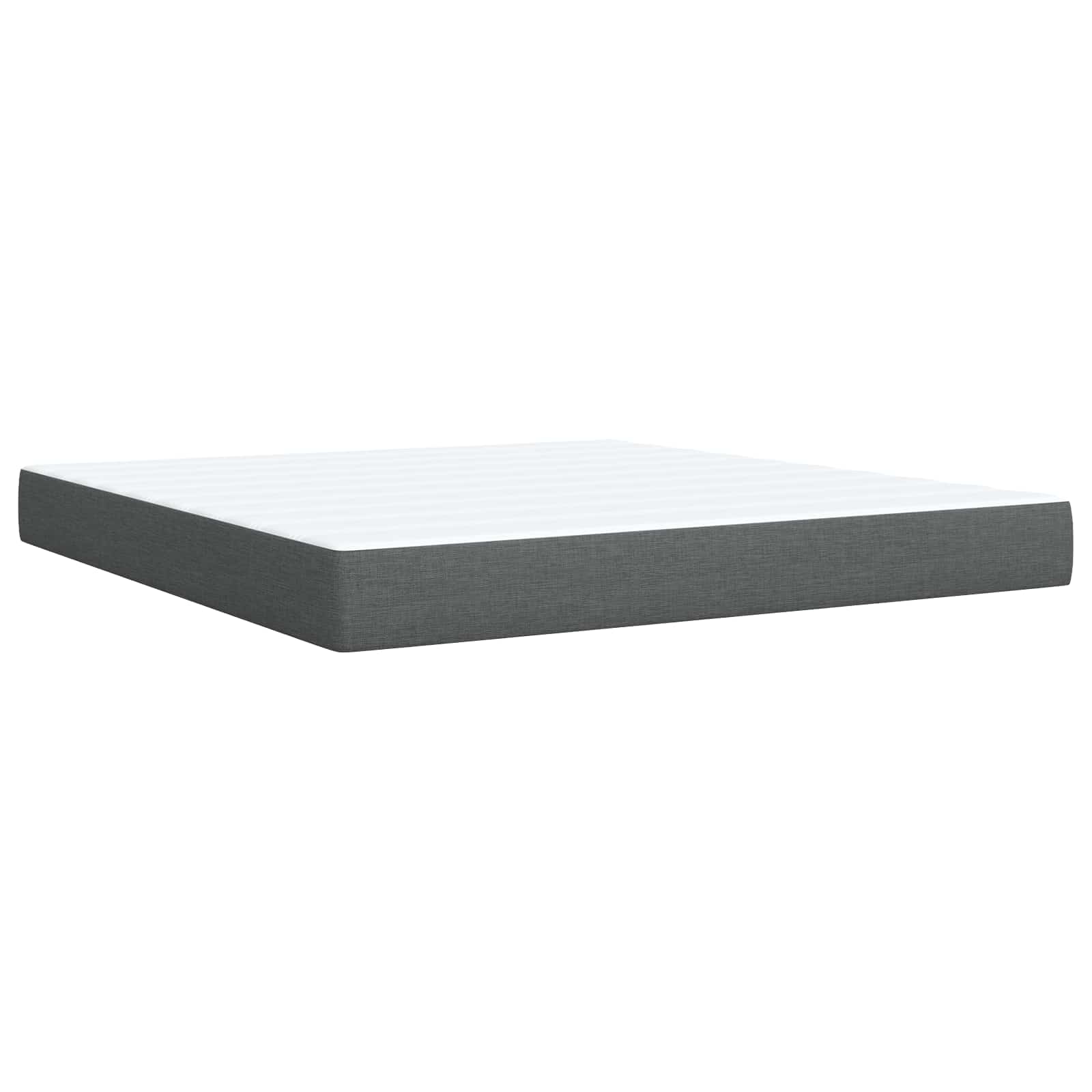 Opbergbed met matras Donkergrijs 160 x 200 cm fluweel – afbeelding 5