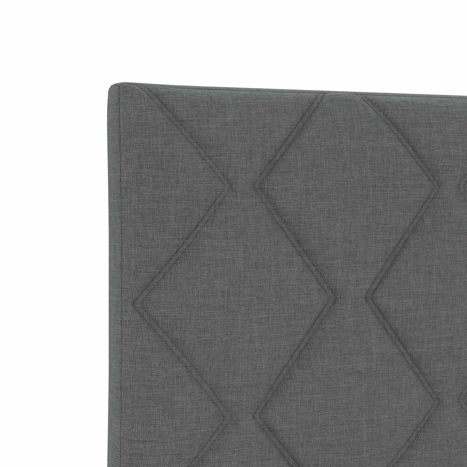 Opbergbed met matras Donkergrijs 160 x 200 cm fluweel – afbeelding 9