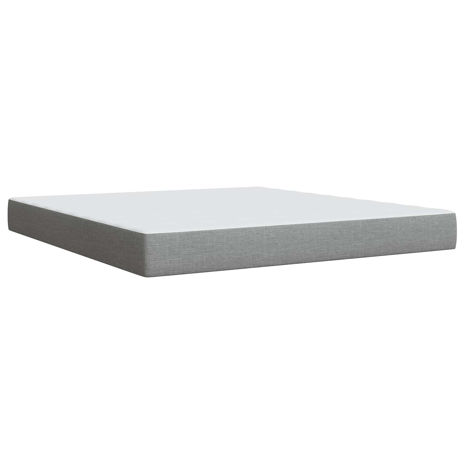 Opslag bed met matras met opslag Lichtgrijs 160 x 200 cm Stof – afbeelding 5