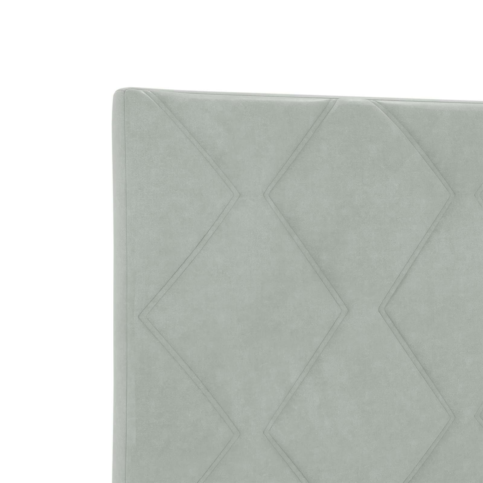 Opslag bed met matras Lichtgrijs 140 x 200 cm Fluweel – afbeelding 9