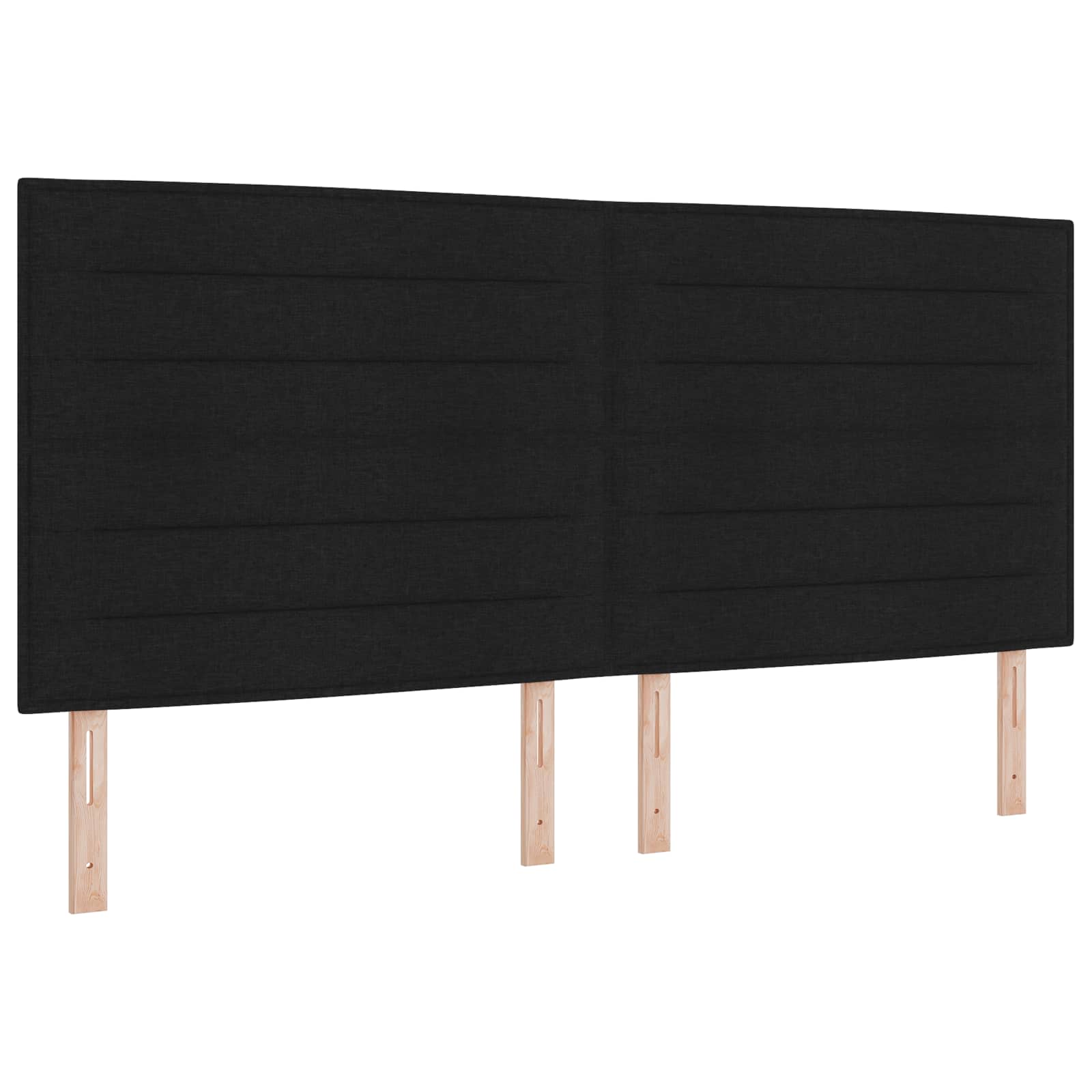 LED Opslagbed met Matras Zwart 200 x 200 cm Stof – afbeelding 3