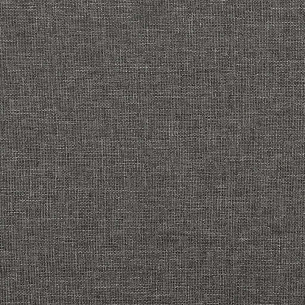 Bankje 70x30x30 cm stof donkergrijs – afbeelding 6
