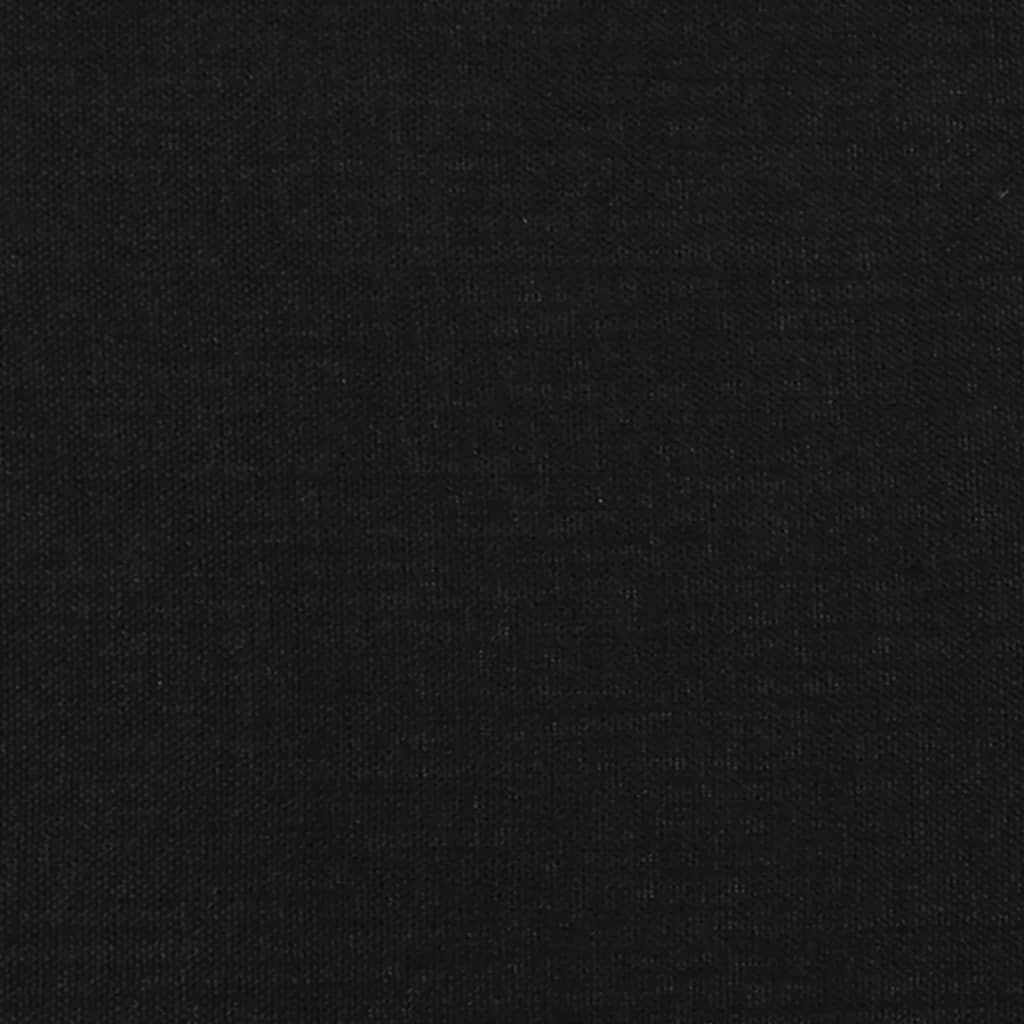 Bankje 70x30x30 cm stof zwart – afbeelding 6