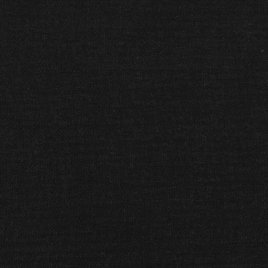 Bankje 70x30x30 cm stof zwart – afbeelding 6