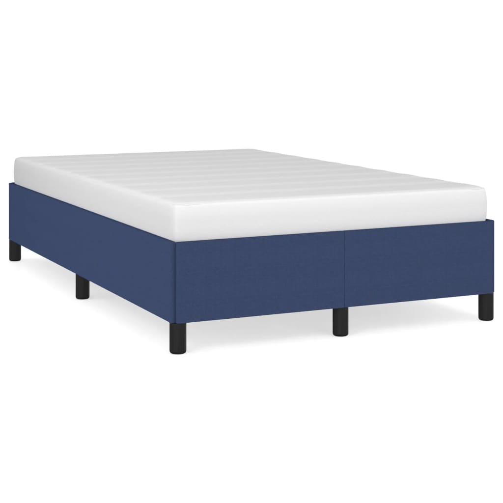 Bedframe zonder matras 120x200 cm stof blauw – afbeelding 2