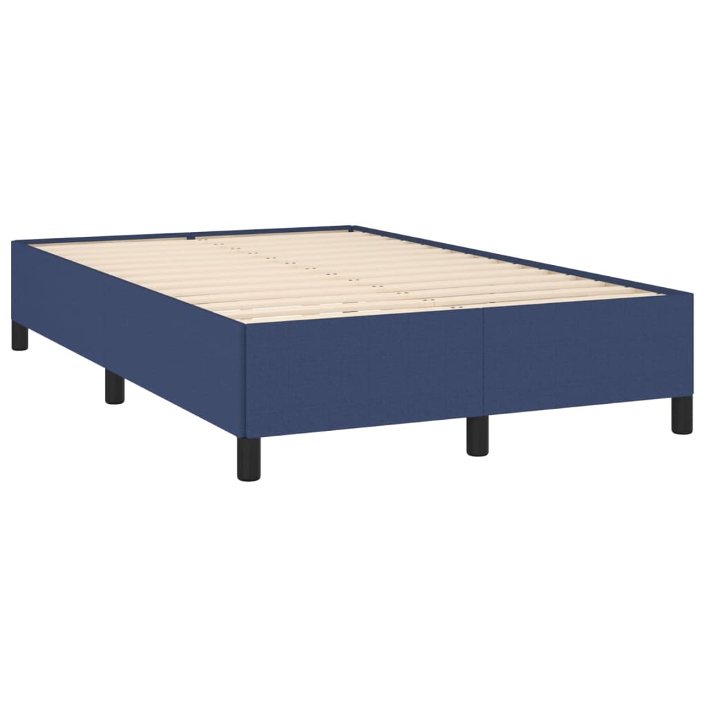 Bedframe zonder matras 120x200 cm stof blauw – afbeelding 3