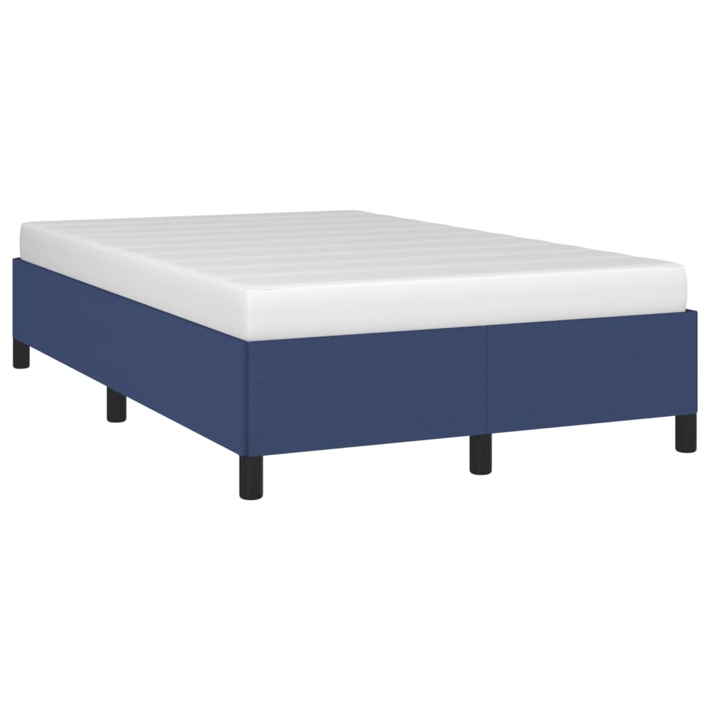 Bedframe zonder matras 120x200 cm stof blauw – afbeelding 4