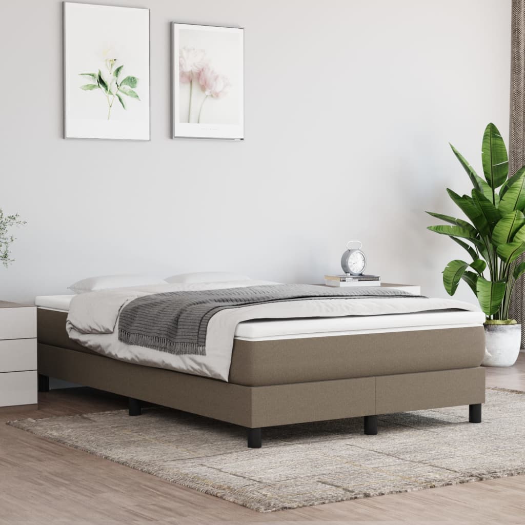 Pocketveringmatras medium 120x200x20 cm stof taupe