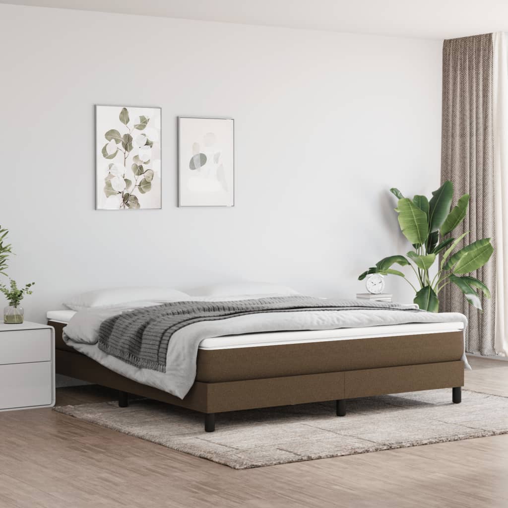Pocketveringmatras medium 160x200x20 cm stof donkerbrui8