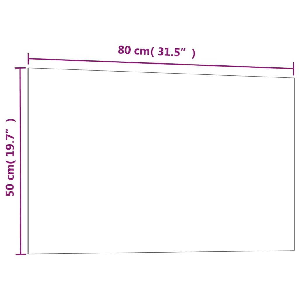 Magneetbord voor aan de wand 80x50 cm gehard glas zwart – afbeelding 5