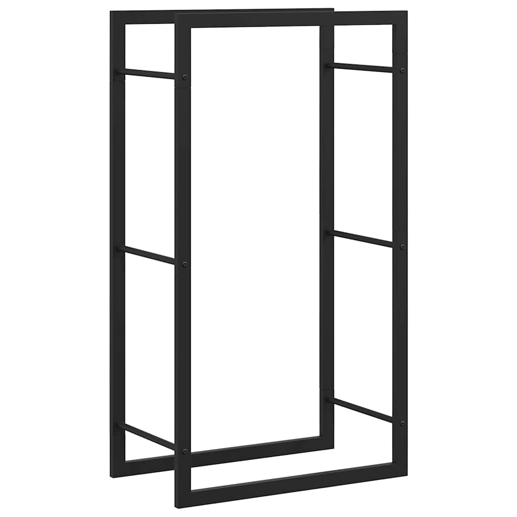 Haardhoutrek 50x28x94 cm staal matzwart – afbeelding 2