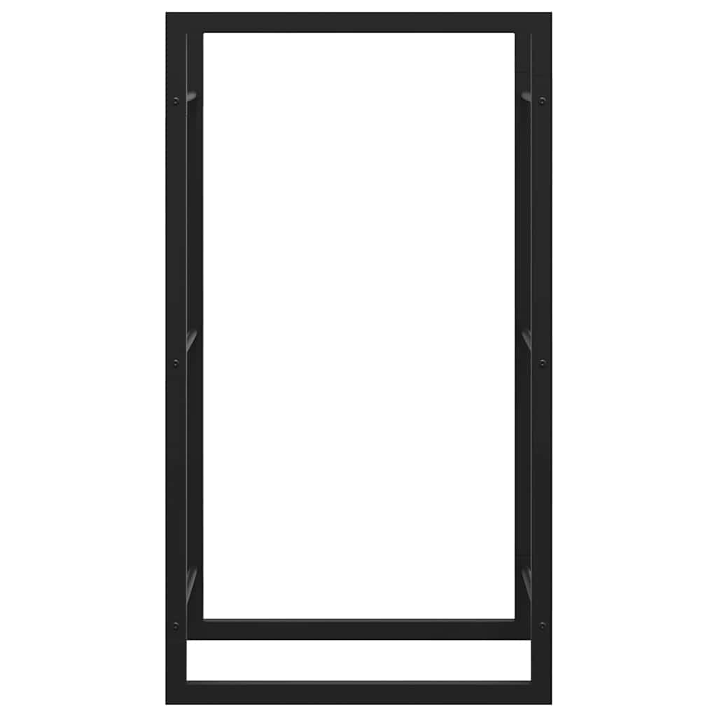 Haardhoutrek 50x28x94 cm staal matzwart – afbeelding 5