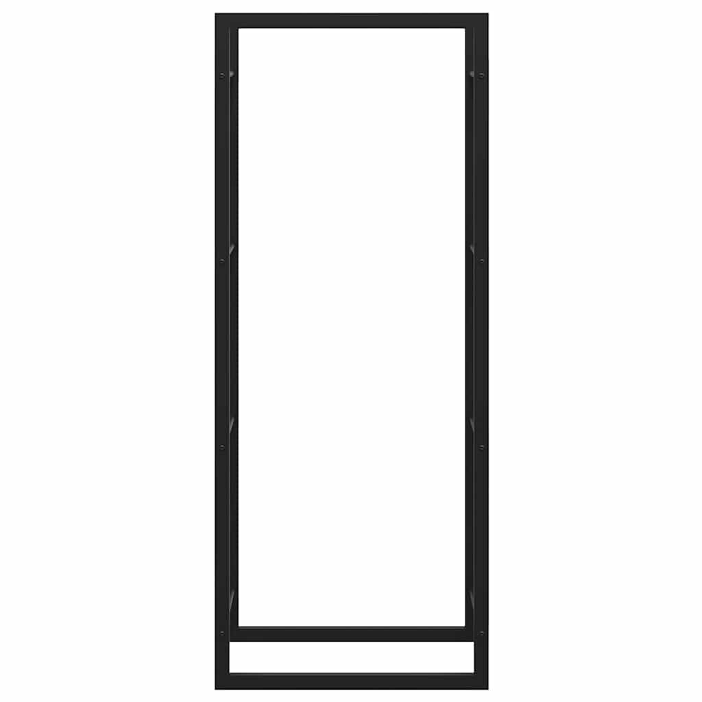 Haardhoutrek 50x28x132 cm staal matzwart – afbeelding 5