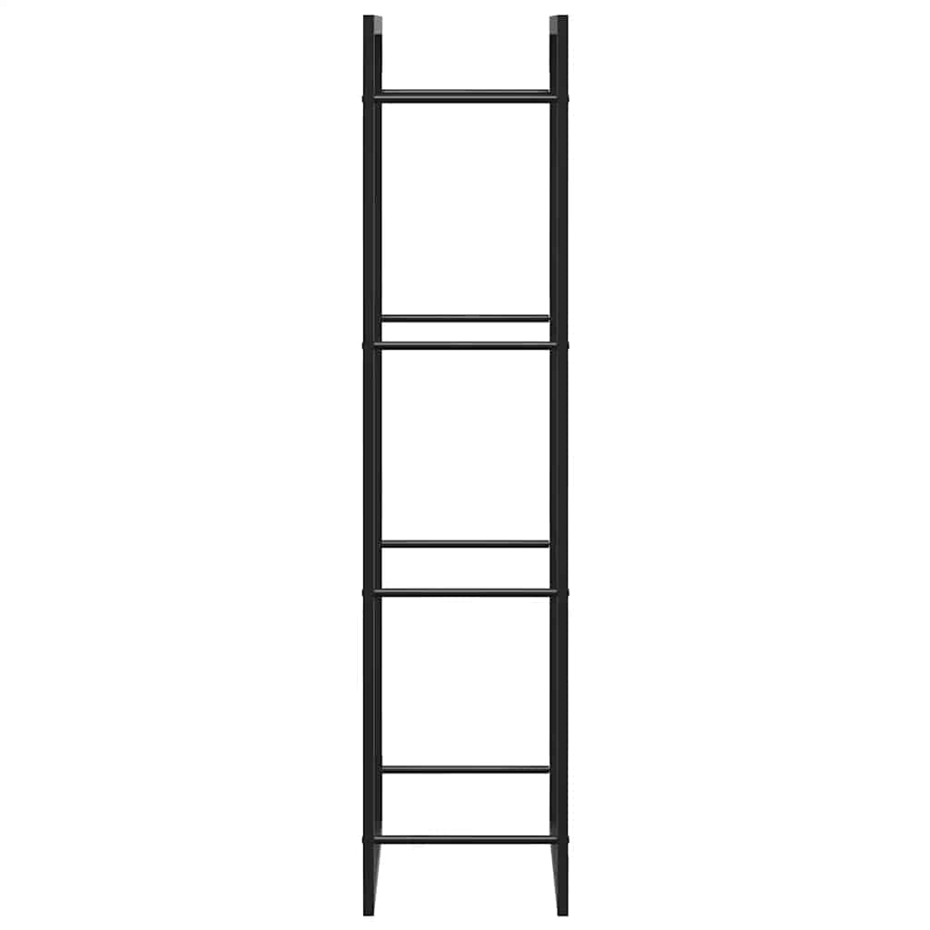 Haardhoutrek 50x28x132 cm staal matzwart – afbeelding 6
