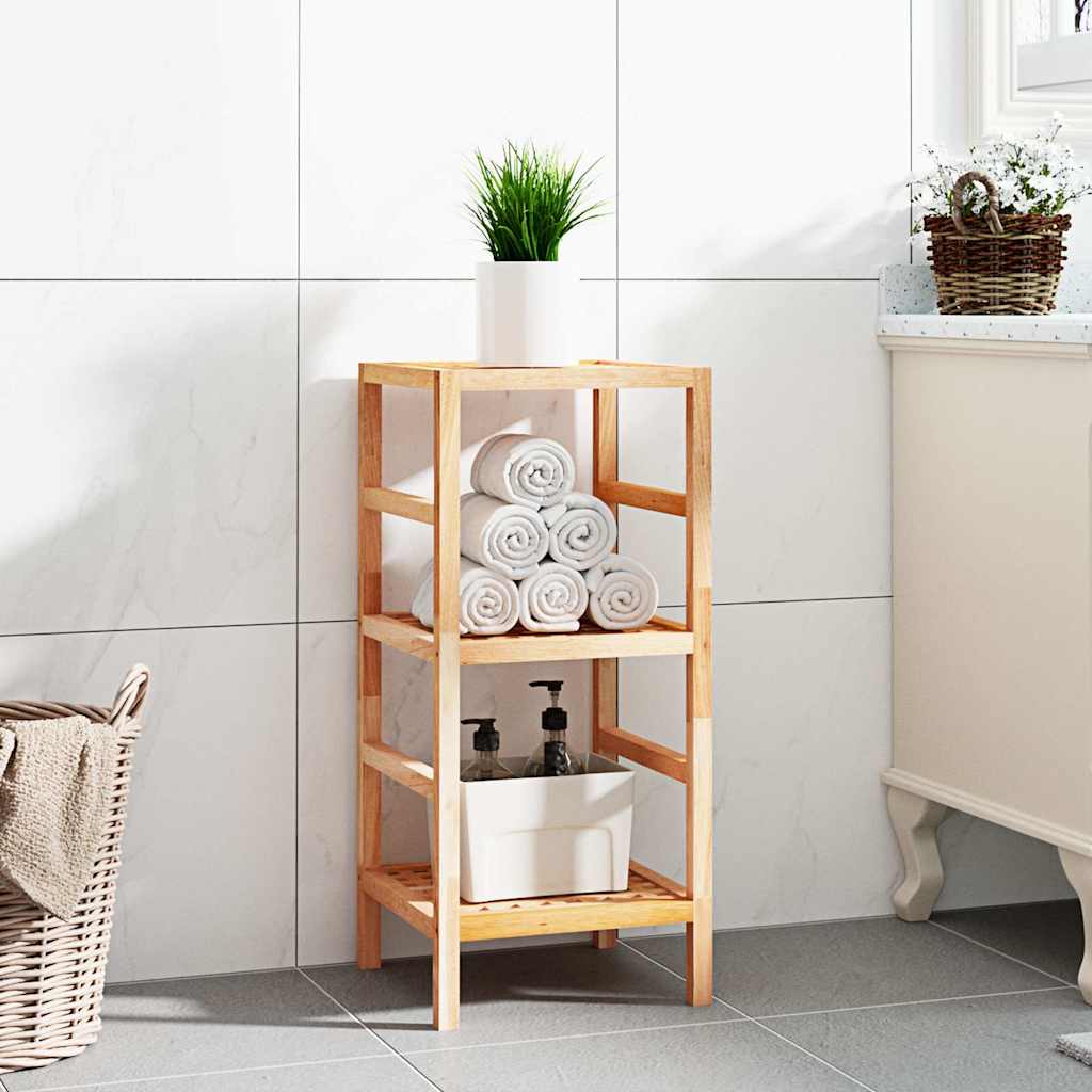 Badkamerrekje 35,5x35,5x79 cm massief walnotenhout – afbeelding 1