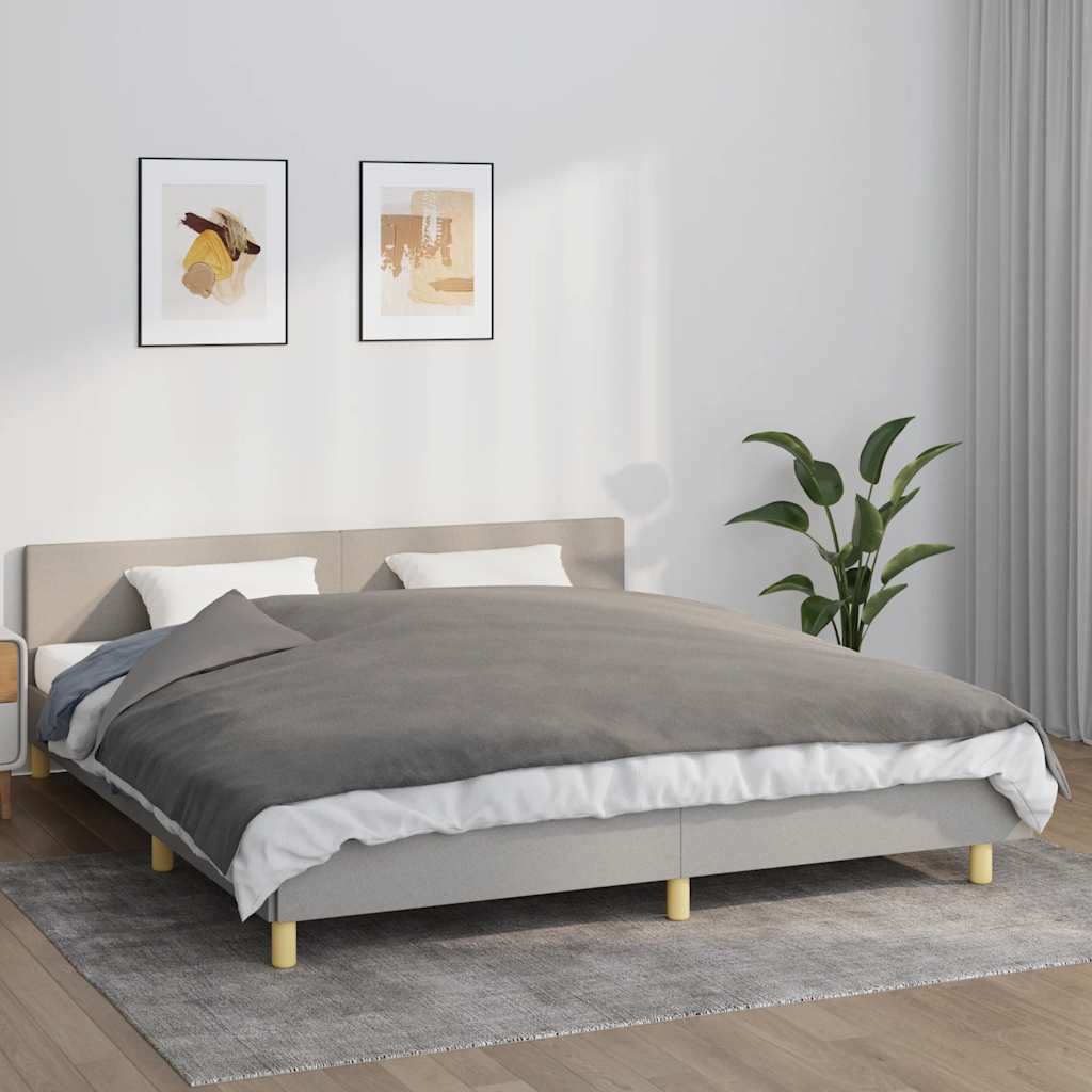 Verzwaringsdeken met hoes 155x220 cm 7 kg stof grijs – afbeelding 1