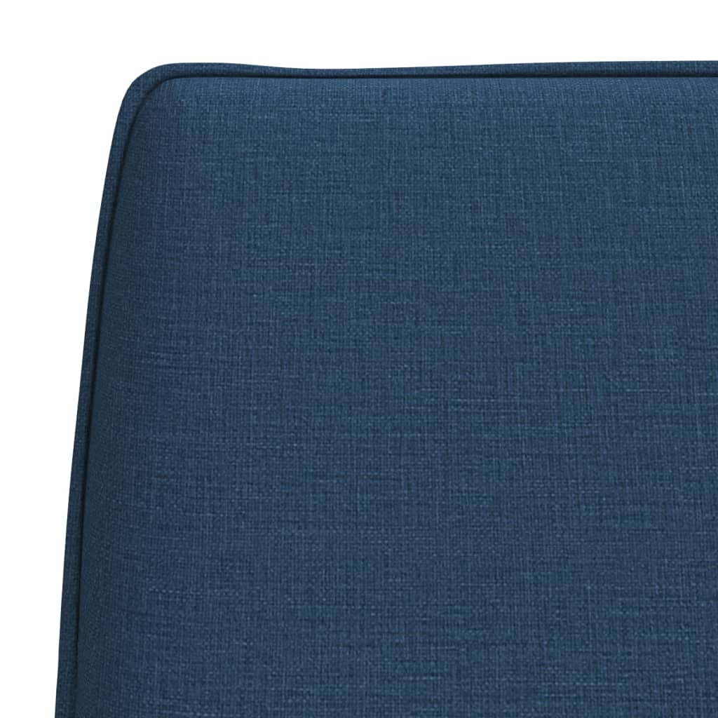 Bankje 100x75x76 cm stof blauw – afbeelding 6
