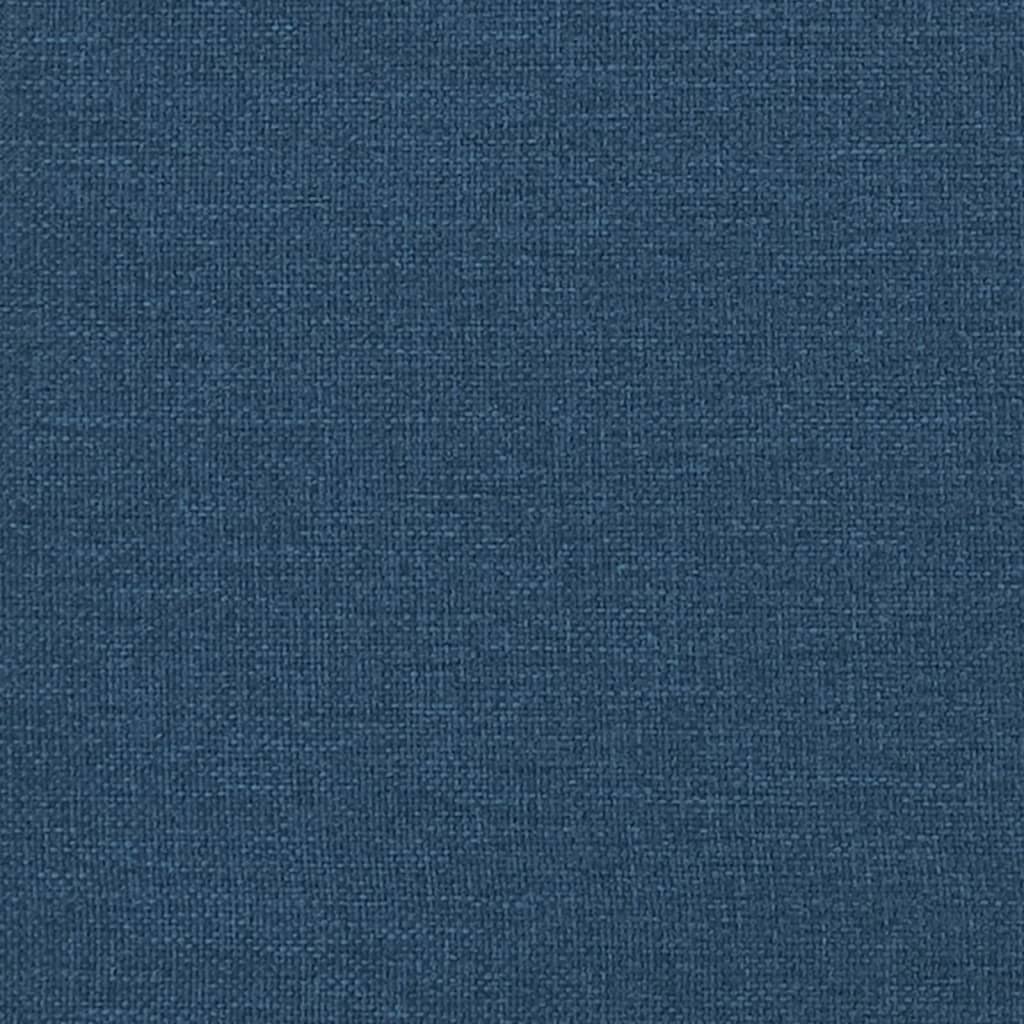 Bankje 100x75x76 cm stof blauw – afbeelding 7