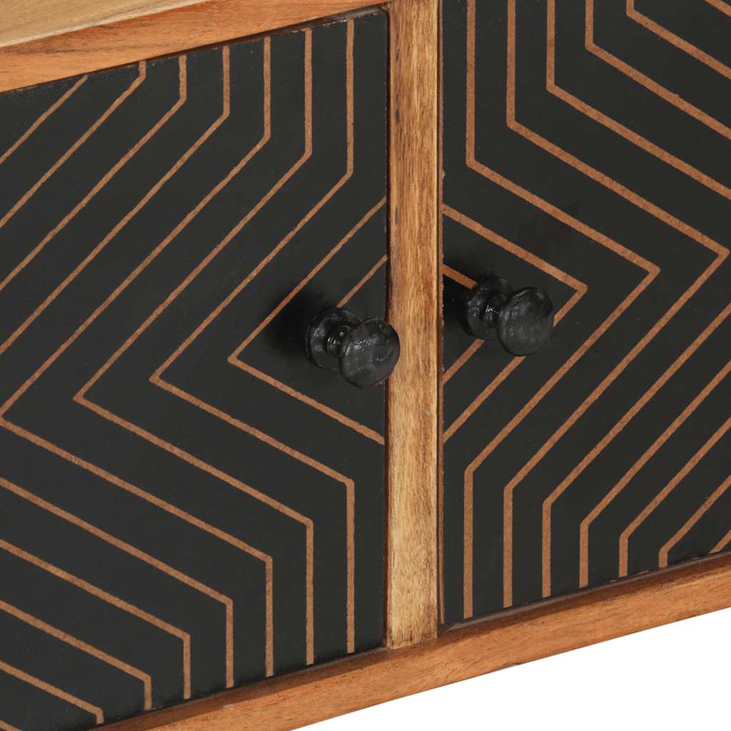 Tv-meubel 112x30x40 cm massief acaciahout – afbeelding 7