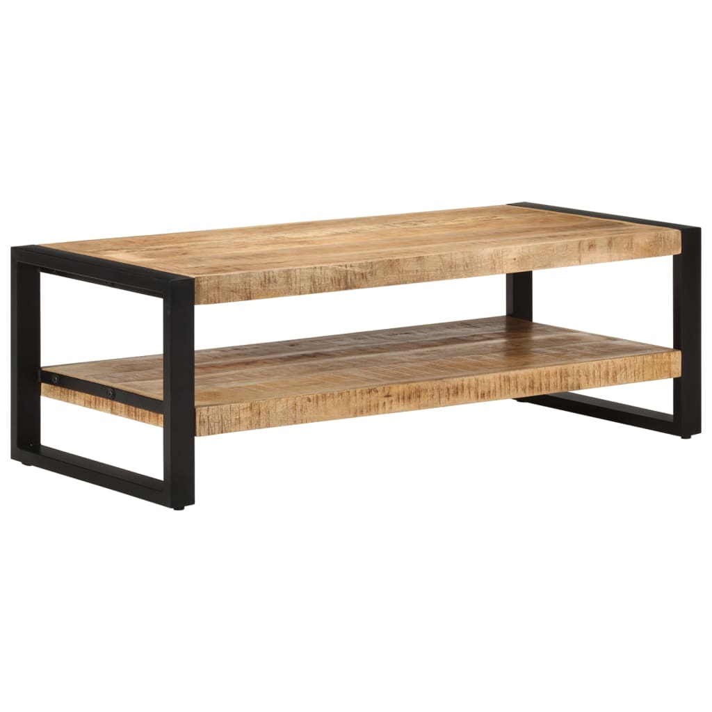 Salontafel 120x55x40 cm massief mangohout – afbeelding 1