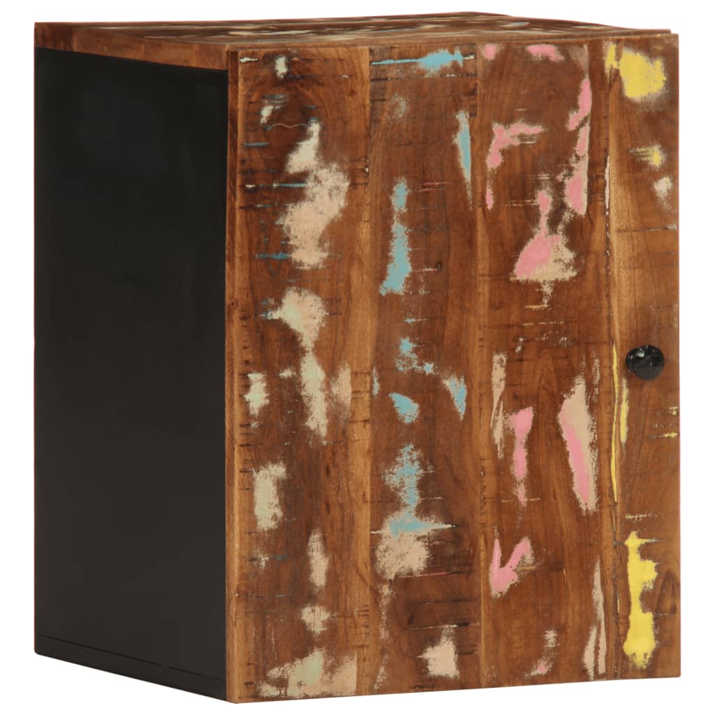 Badkamerwandkast 38x33x48 cm massief recycled hout