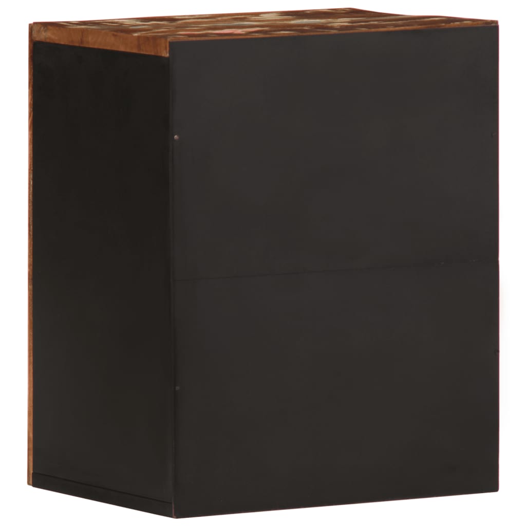 Badkamerwandkast 38x33x48 cm massief recycled hout – afbeelding 4