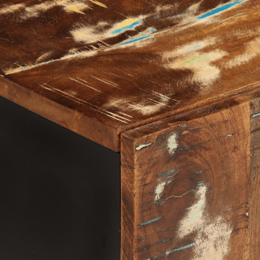 Badkamerwandkast 38x33x48 cm massief recycled hout – afbeelding 7