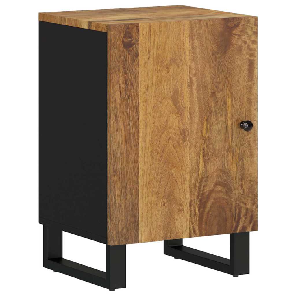 Badkamerkast 38x33x58 cm massief mangohout – afbeelding 2