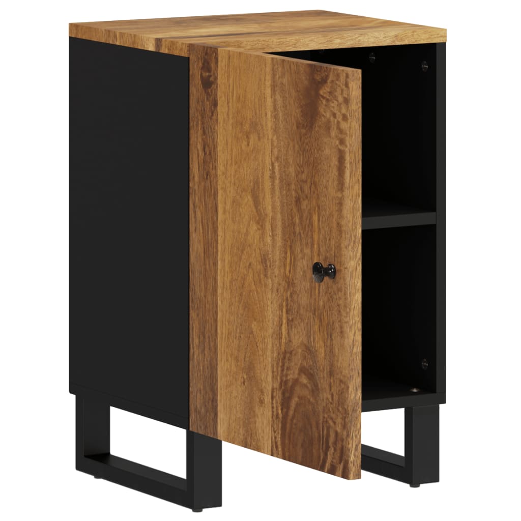 Badkamerkast 38x33x58 cm massief mangohout – afbeelding 3