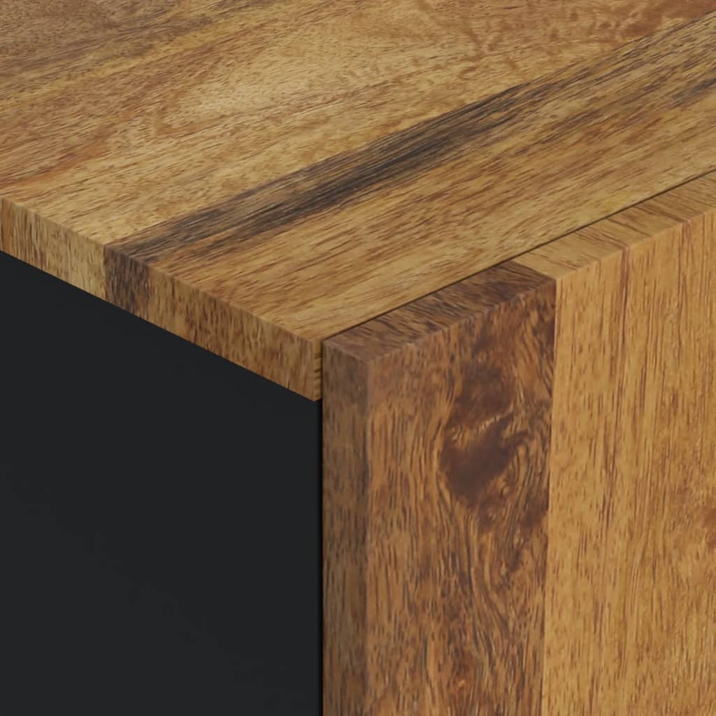 Badkamerkast 38x33x58 cm massief mangohout – afbeelding 8