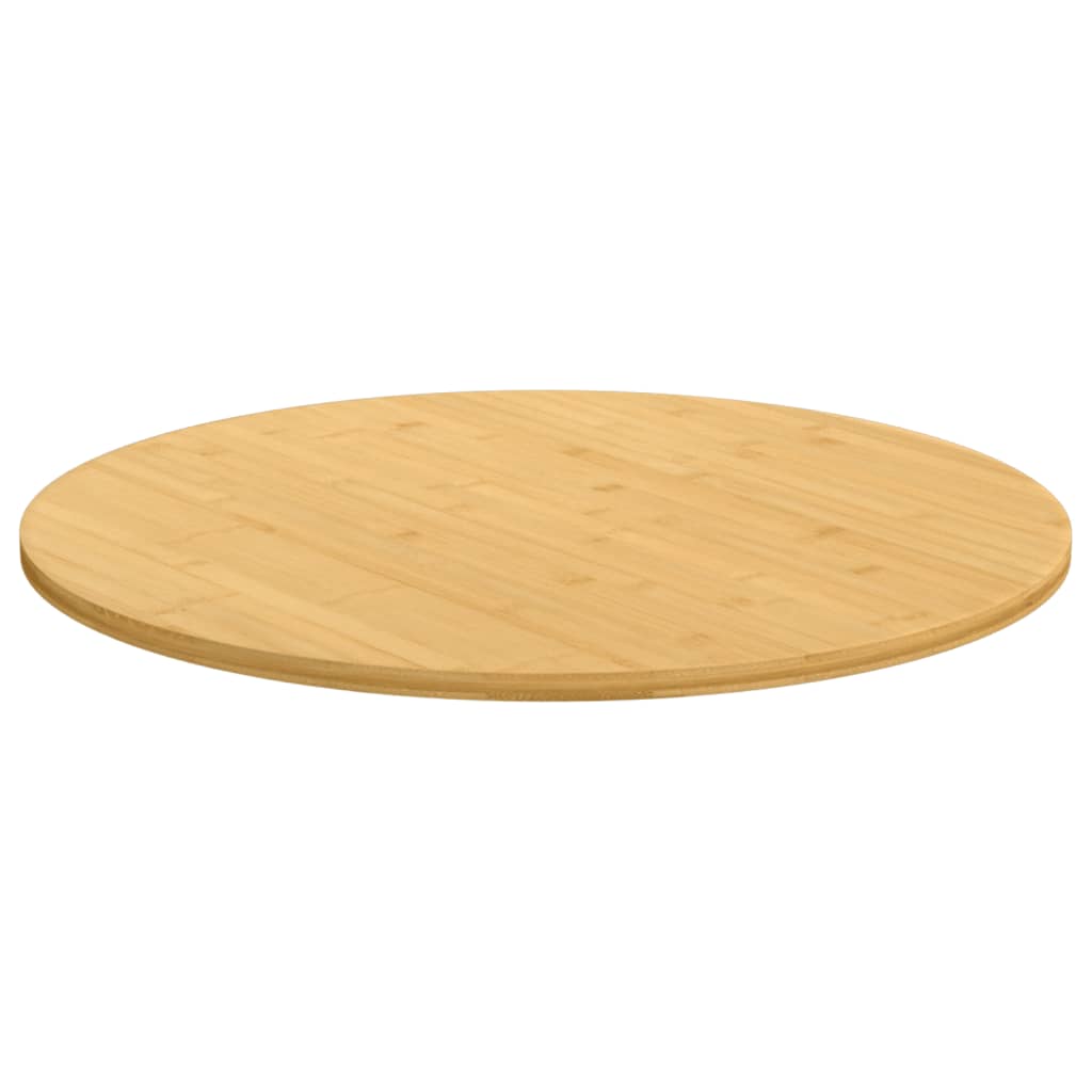 Tafelblad Ø 70x1,5 cm bamboe – afbeelding 2