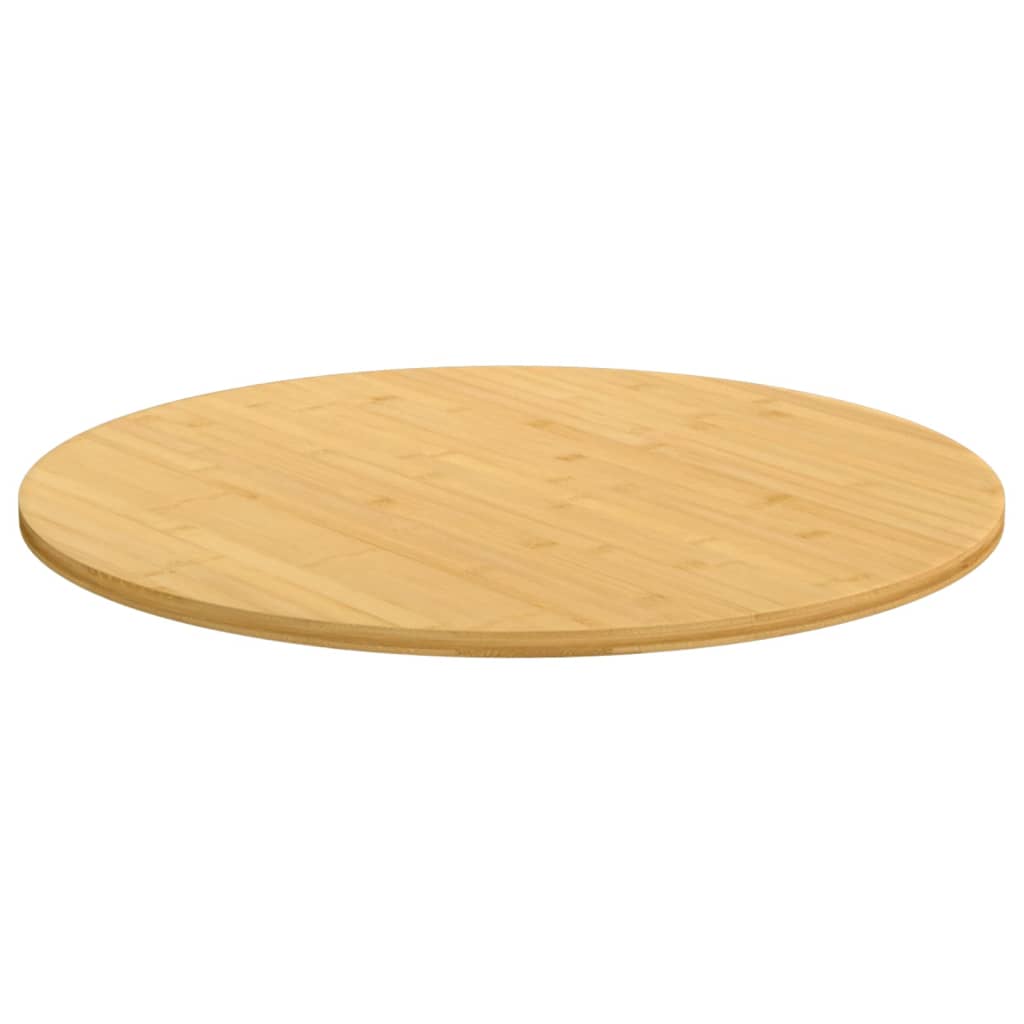 Tafelblad Ø 90x1,5 cm bamboe – afbeelding 2