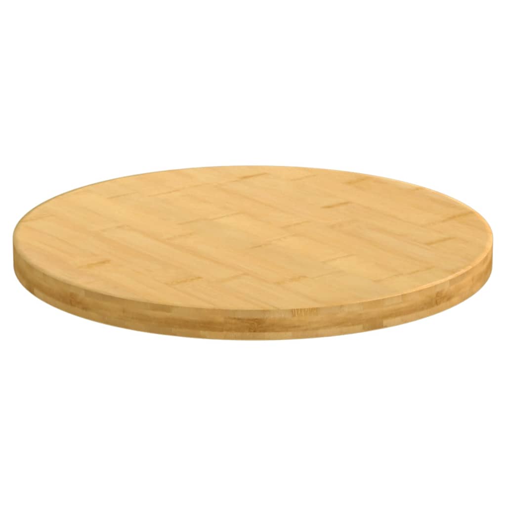 Tafelblad Ø 50x2,5 cm bamboe – afbeelding 2