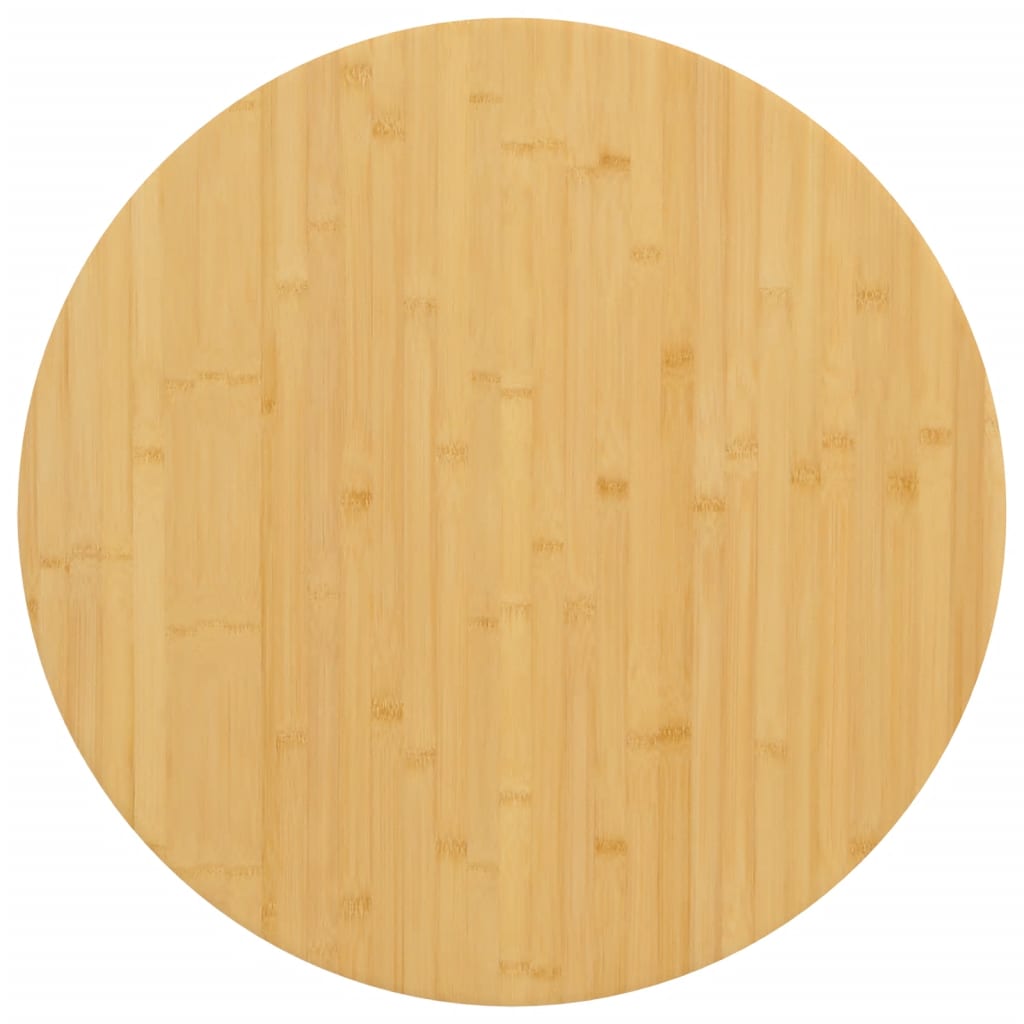 Tafelblad Ø 60x2,5 cm bamboe