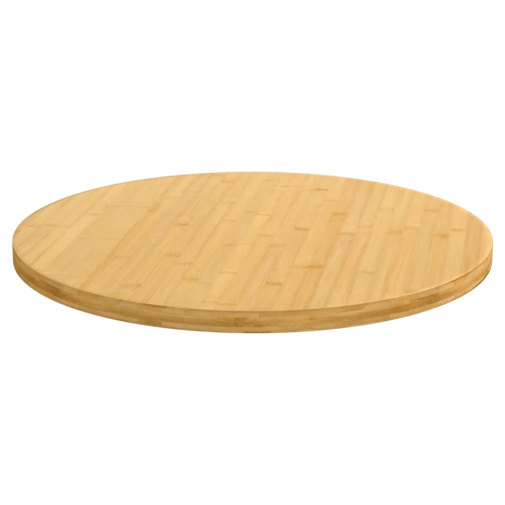 Tafelblad Ø 60x2,5 cm bamboe – afbeelding 2