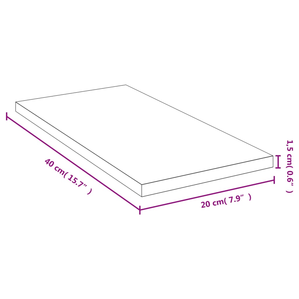Wandschap 40x20x1,5 cm bamboe – afbeelding 4