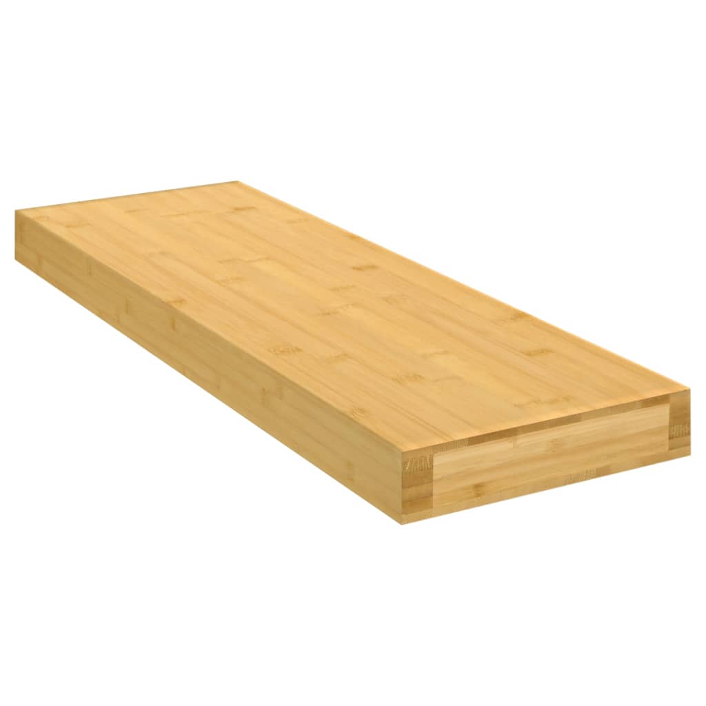 Wandschap 60x20x4 cm bamboe