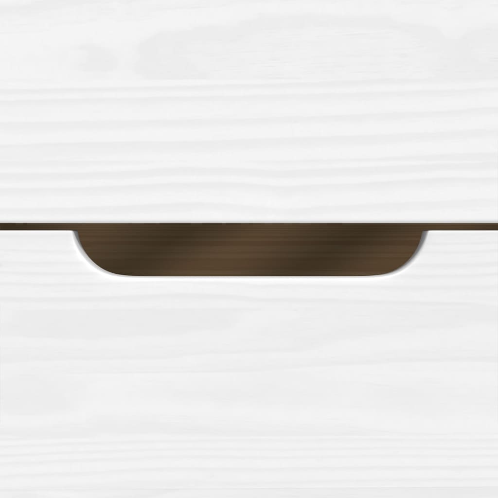 Slaapbank met 2 lades IRUN 90x200 cm massief grenenhout wit – afbeelding 7