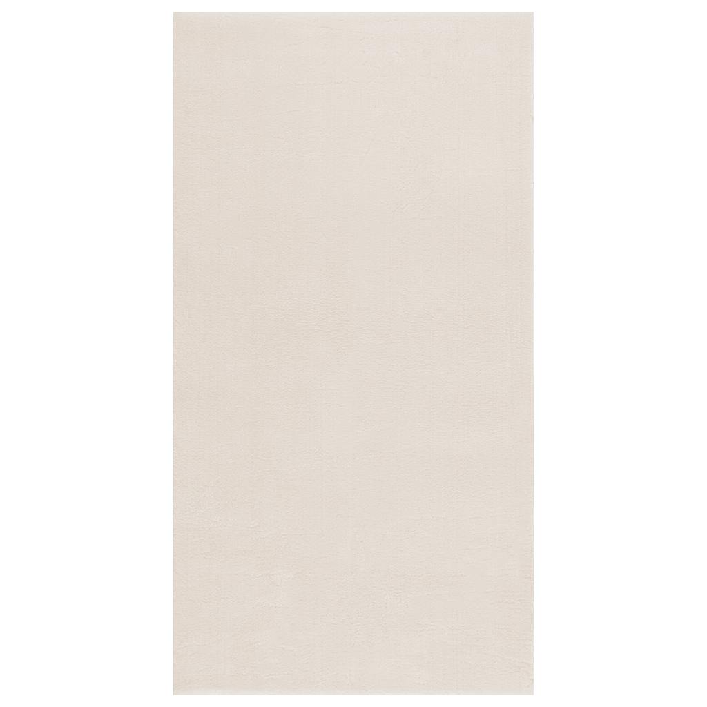 Vloerkleed shaggy crèmewit 120x183 cm polyester – afbeelding 2