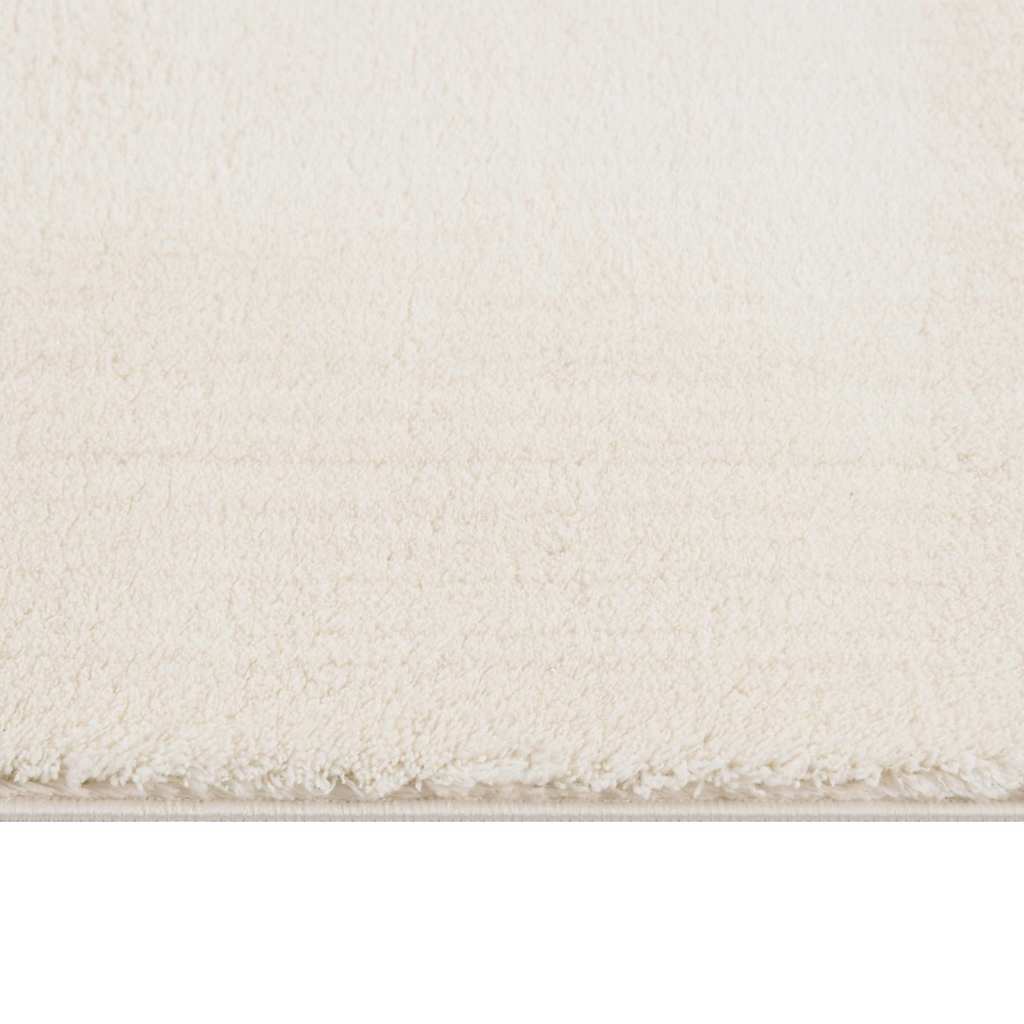 Vloerkleed shaggy crèmewit 120x183 cm polyester – afbeelding 4