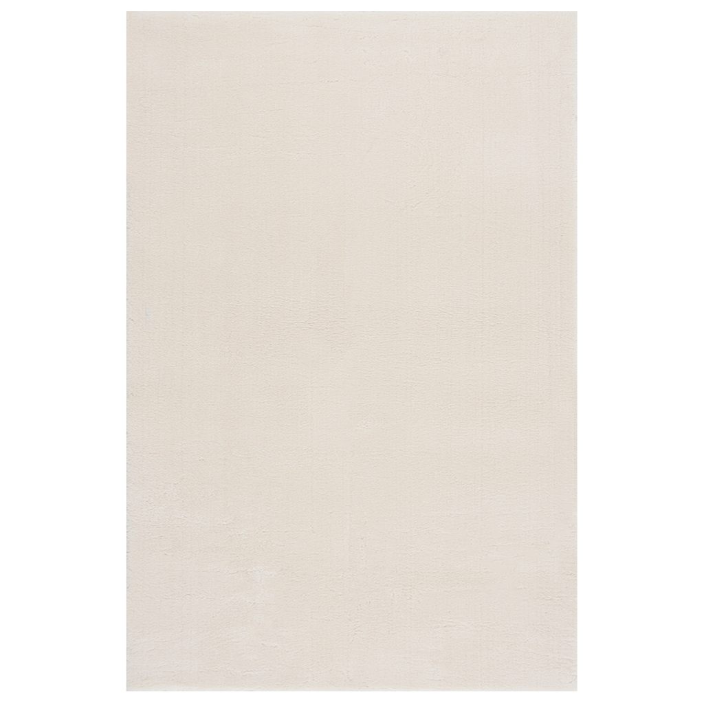 Vloerkleed shaggy crèmewit 240x340 cm polyester – afbeelding 2