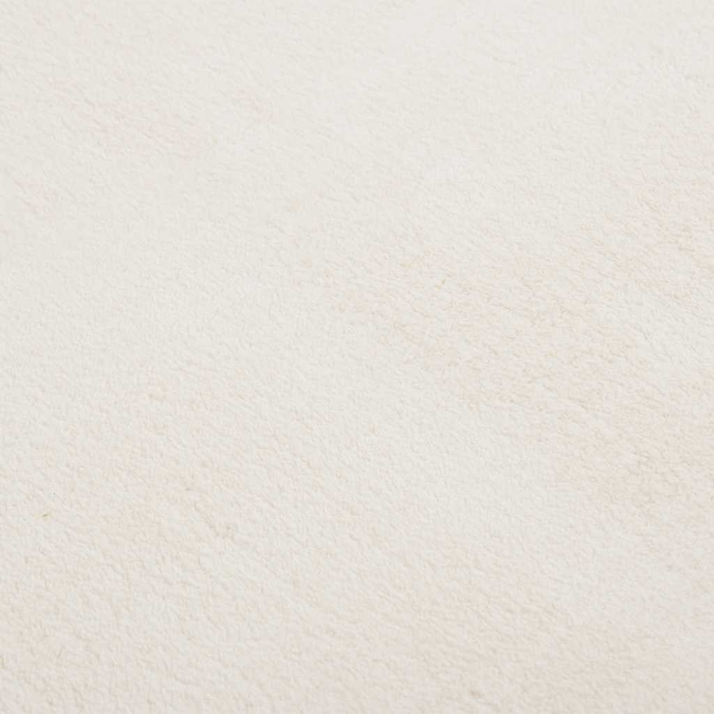 Vloerkleed shaggy crèmewit 240x340 cm polyester – afbeelding 7