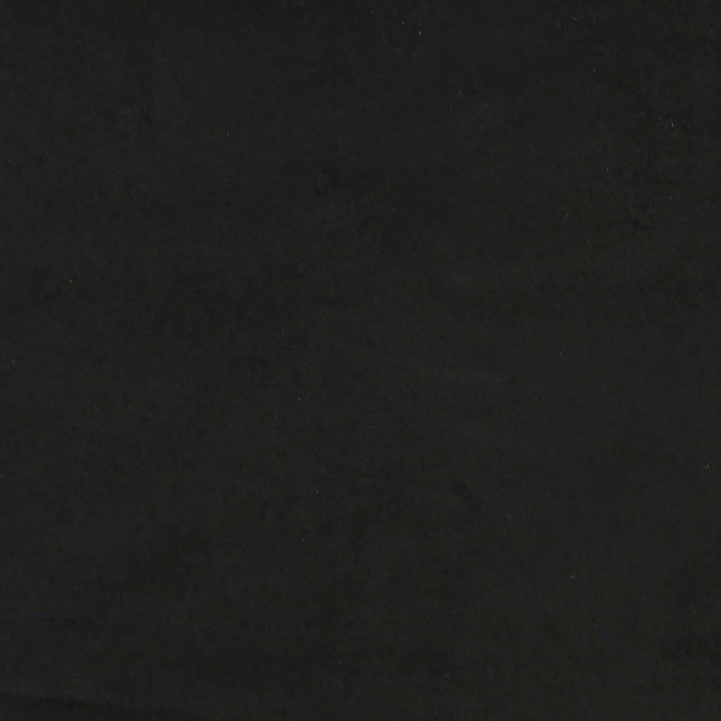 Slaapbank 80x200 cm fluweel zwart – afbeelding 7